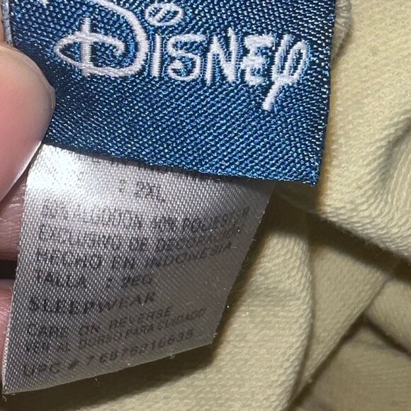 Disney Vintage Baby Yellow Mickey & Minnie Hooded Sleep Top Size 2XL EUC - Picture 6 of 10